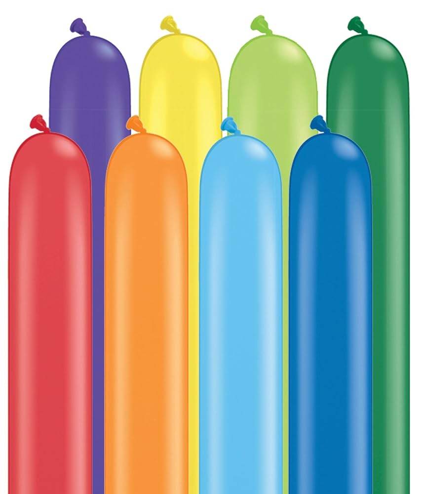 Carnival 260Q Assorted Modelling Balloons - Eternity Party Express