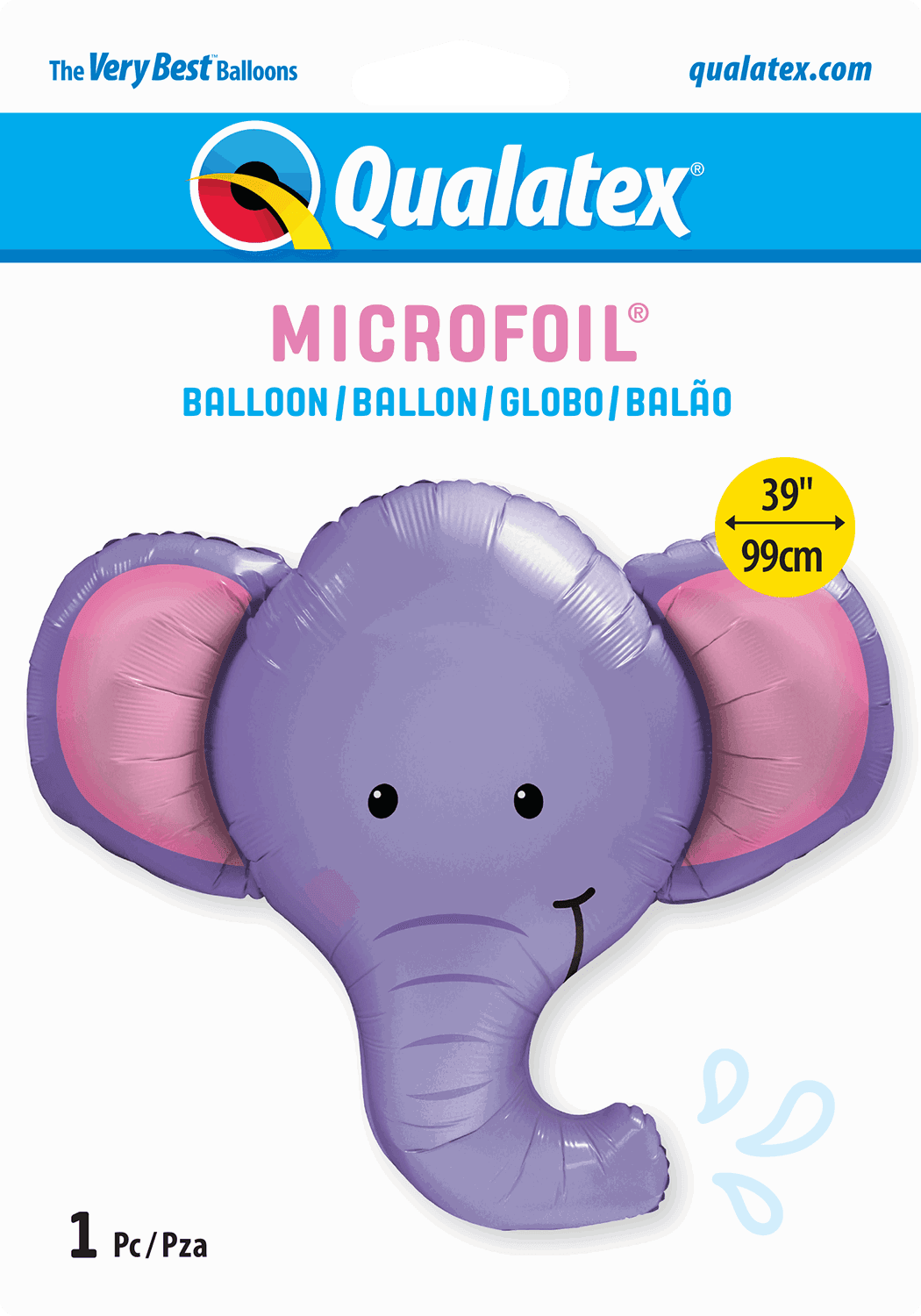 Elephant Head Shaped Foil Balloon - Eternity Party Express