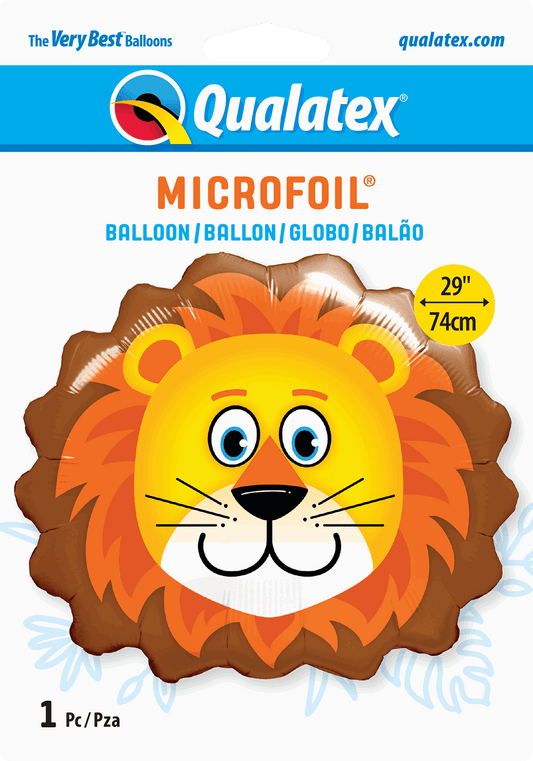 Lion Head Shaped Foil Balloon - Eternity Party Express