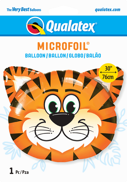 Tiger Head Shaped Foil Balloon - Eternity Party Express