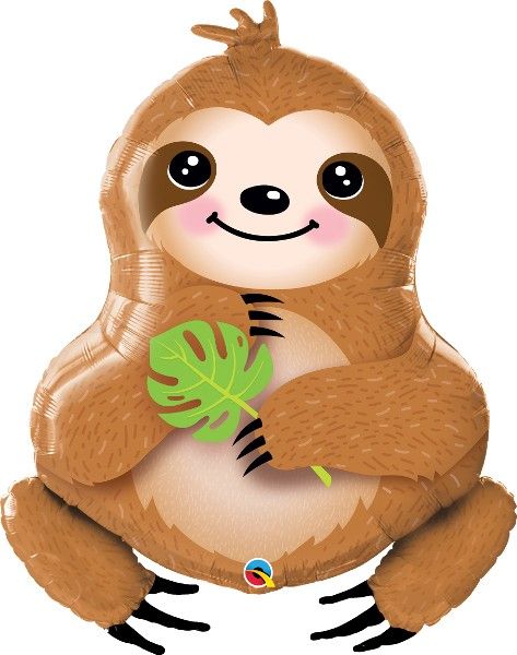 Sweet Sloth Foil Balloon