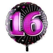 31 Inch 16th Foil Balloon - Eternity Party Express