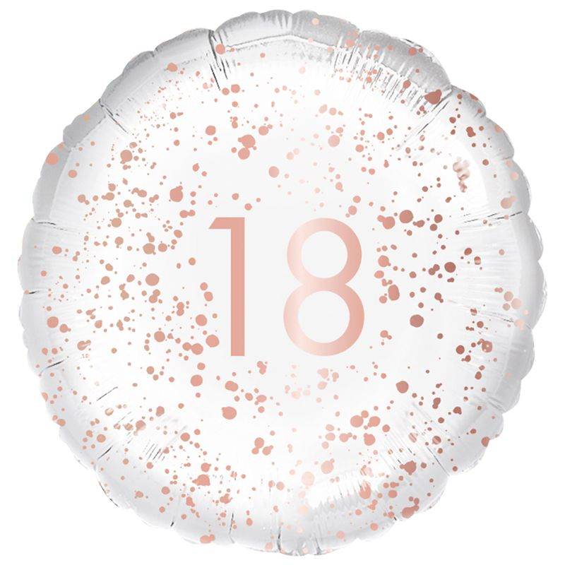 18 Rose Gold Foil Balloon - Eternity Party Express