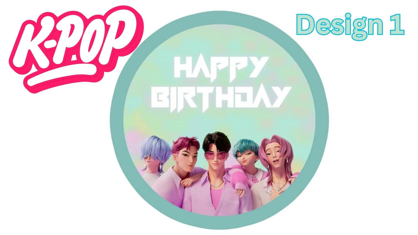 KPOP Foil Balloon Design 1 - Eternity Party Express