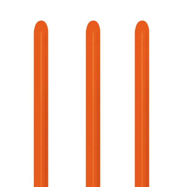 Fashion Orange 260S Modelling Latex Balloons - Eternity Party Express