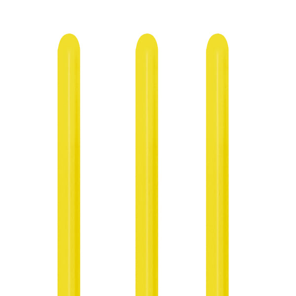 Fashion Yellow 260S Modelling Latex Balloons