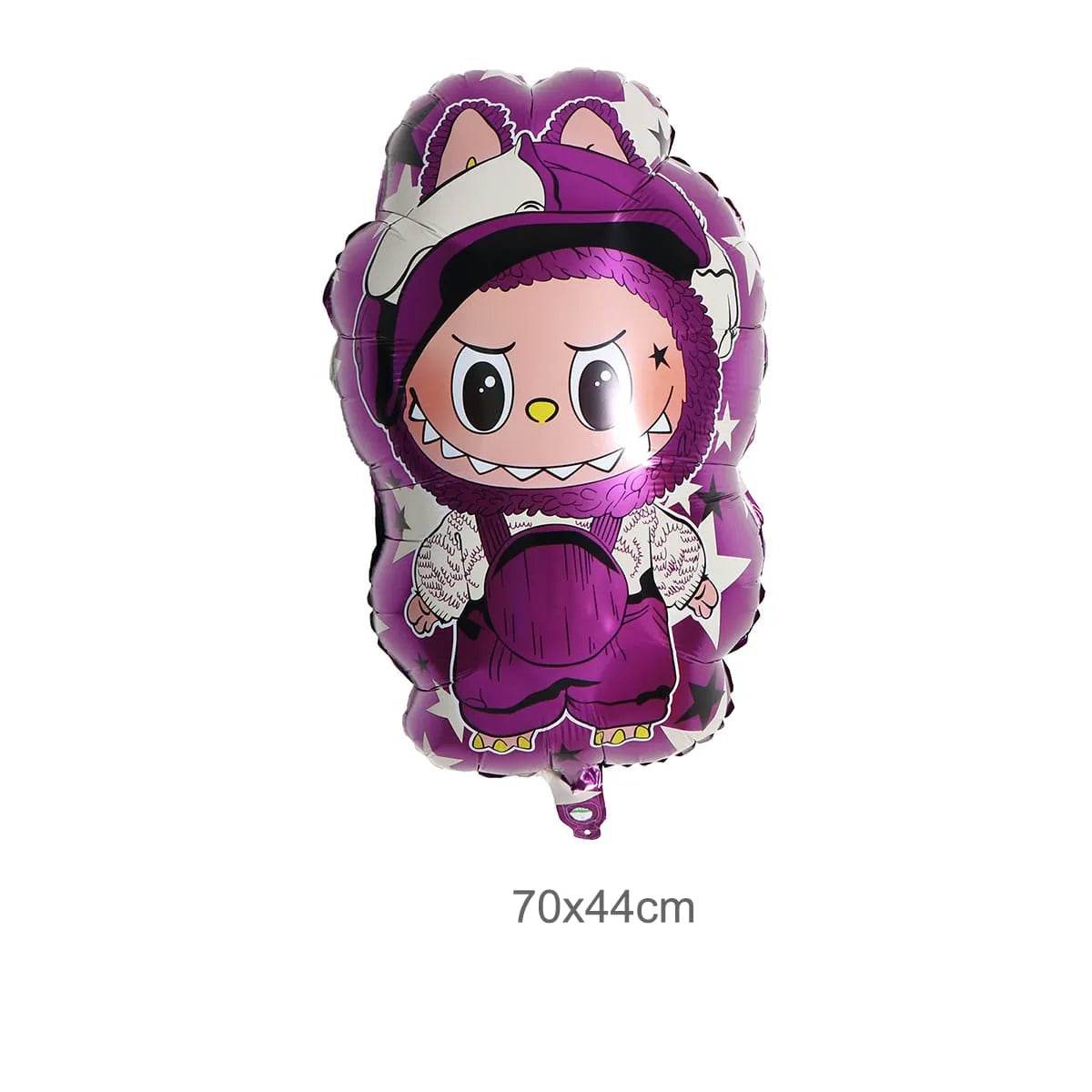 Labubu Purple Body Foil Balloon - Eternity Party Express