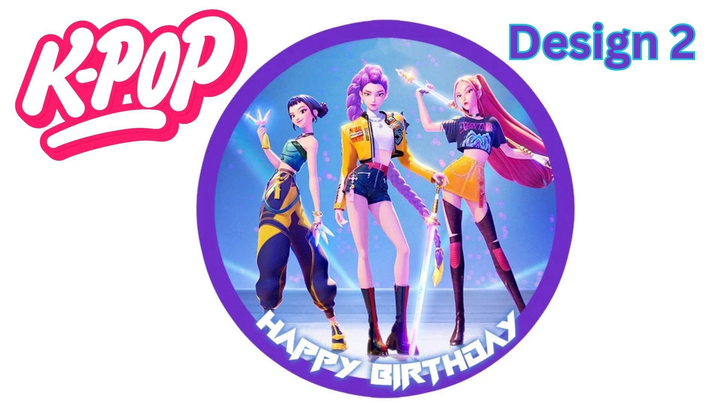 KPOP Demon Hunters Foil Balloon Design 2 - Eternity Party Express