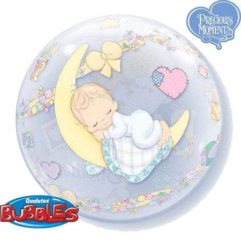 Precious Moments Baby Shower Bubble Balloon - Eternity Party Express