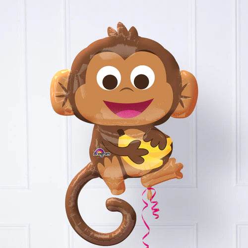 Monkey Shaped Foil Balloon - Eternity Party Express