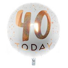 31 Inch 40th Toady Foil Balloon - Eternity Party Express