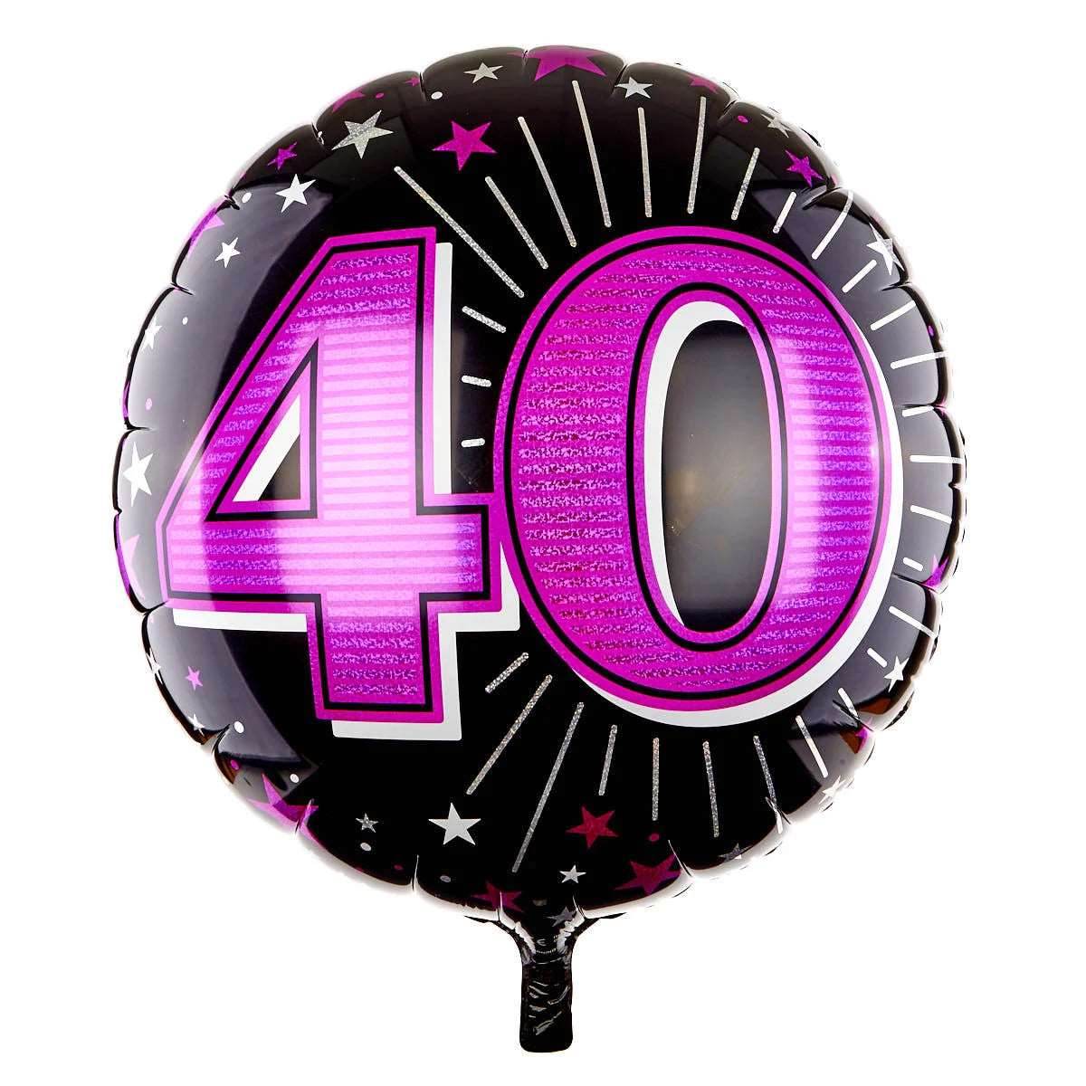 31 Inch 40th Foil Balloon - Eternity Party Express