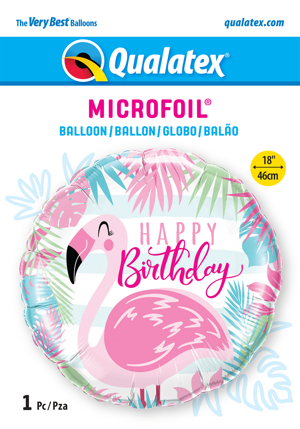 Pink Flamingo Happy Birthday Foil Balloon - Eternity Party Express