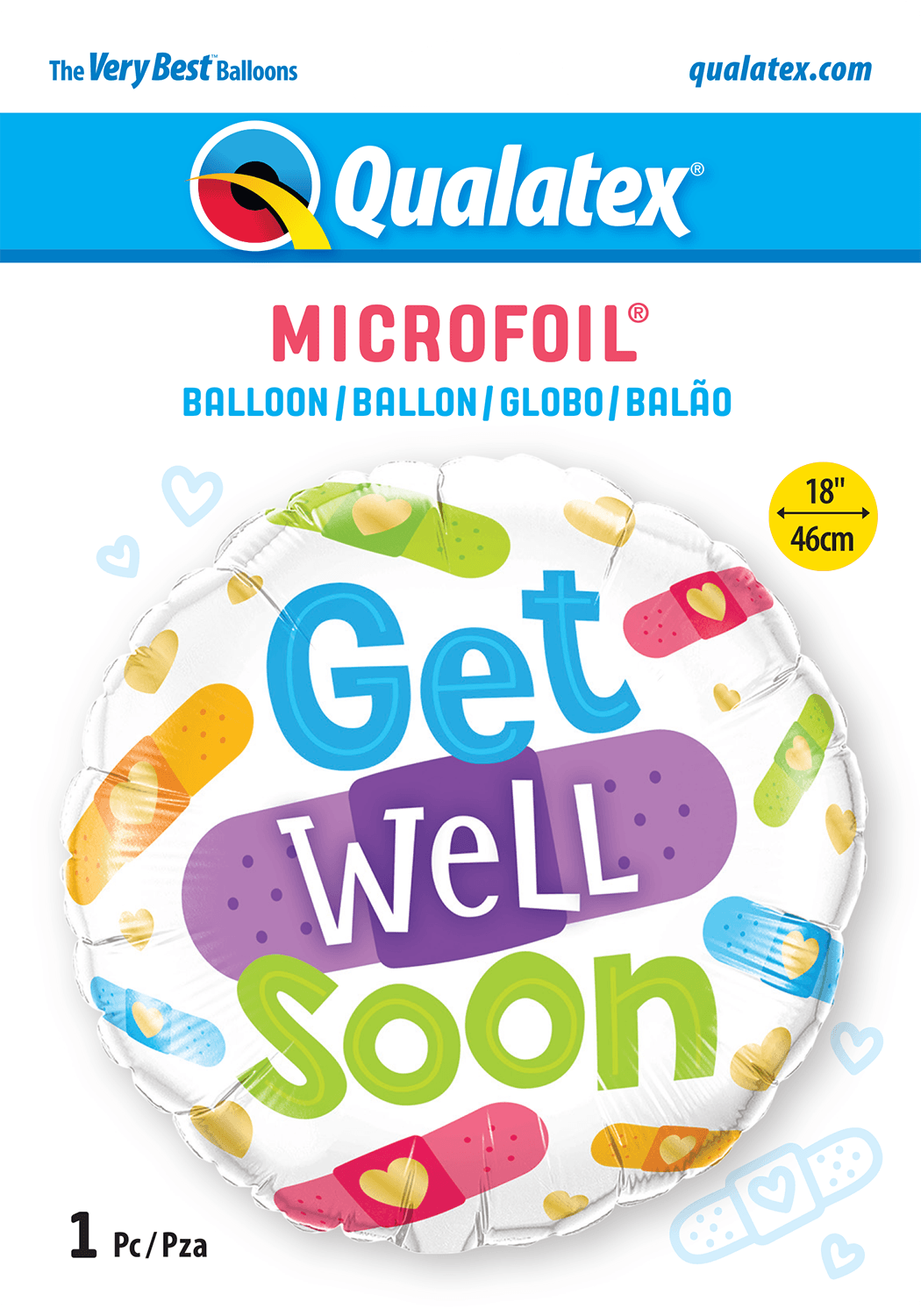 Get Well Soon Bandages Foil Balloon - Eternity Party Express