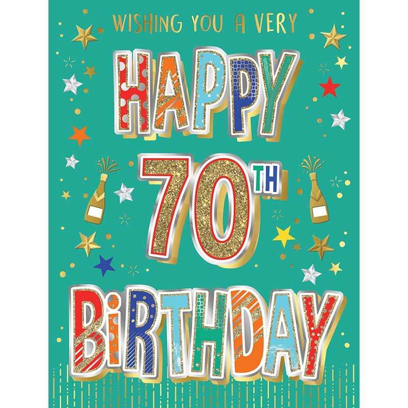 70th Greeting Card - Eternity Party Express
