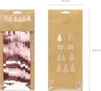 Rose Gold Foil Tassel Garland - Eternity Party Express