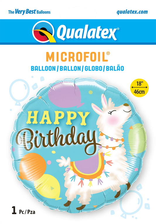 Birthday Llama Foil Balloon - Eternity Party Express
