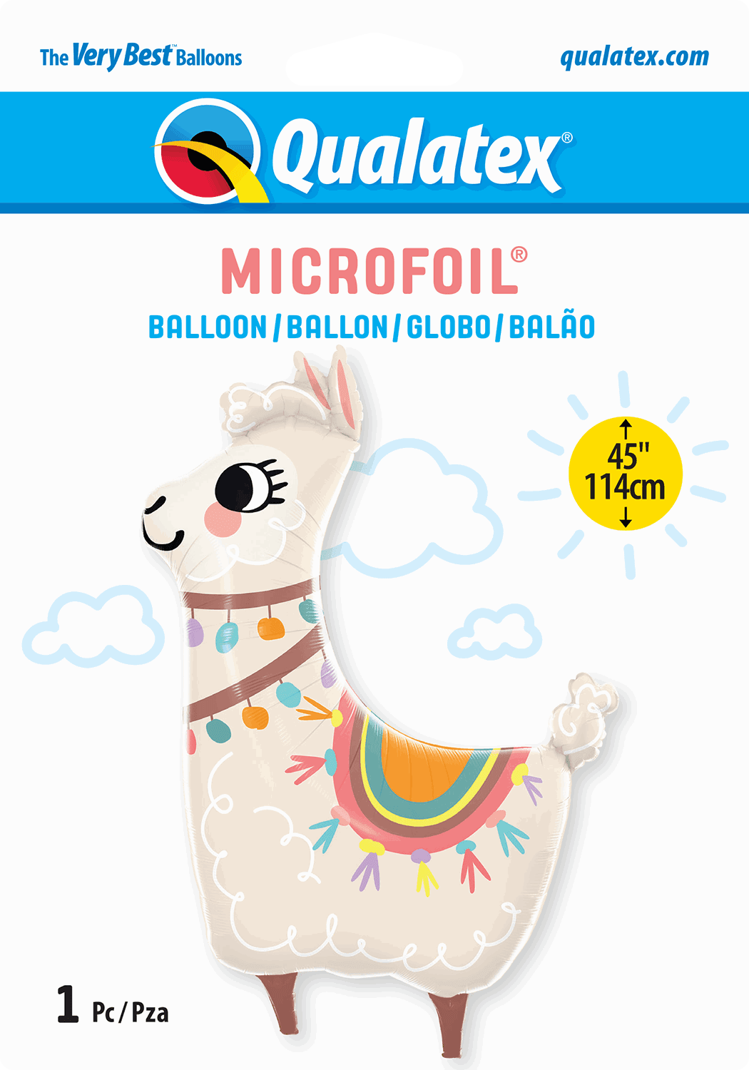 Llama Shaped Foil Balloon - Eternity Party Express