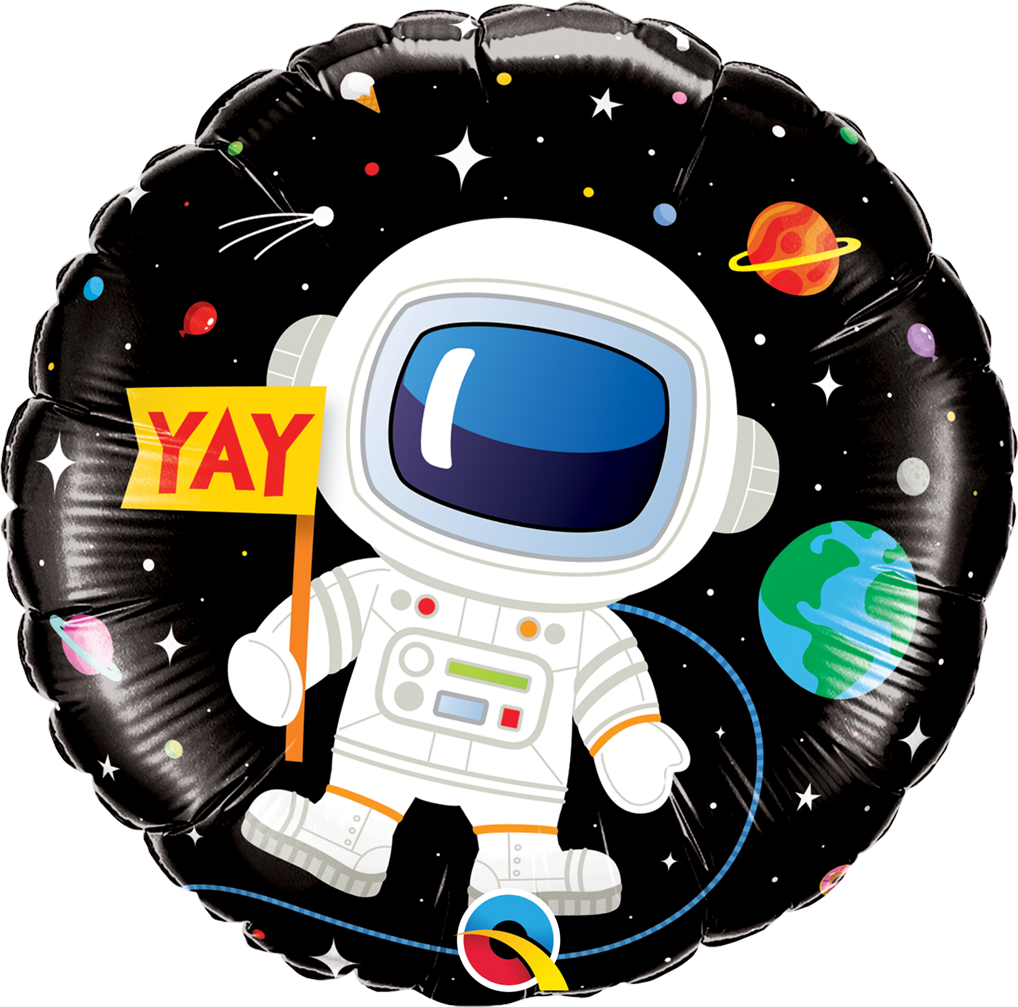 Astronaut Birthday Foil Balloon