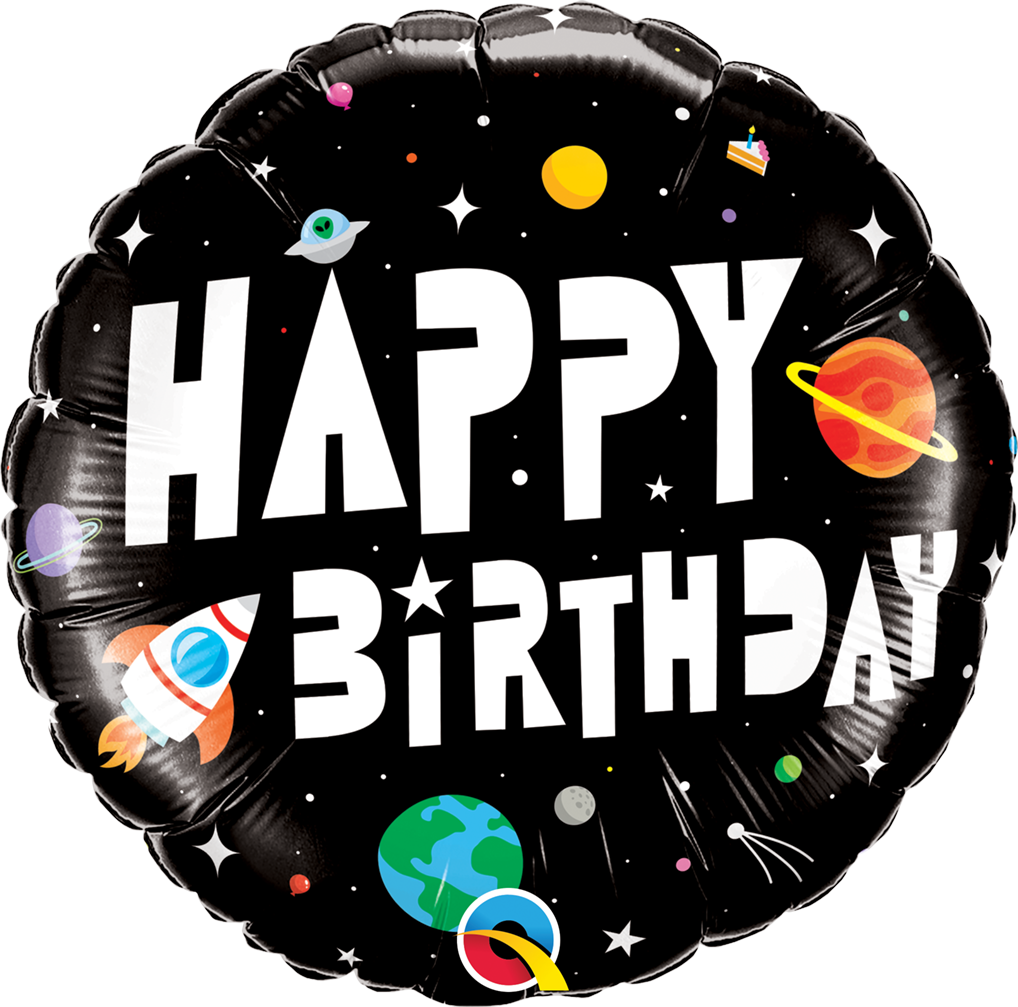 Astronaut Birthday Foil Balloon
