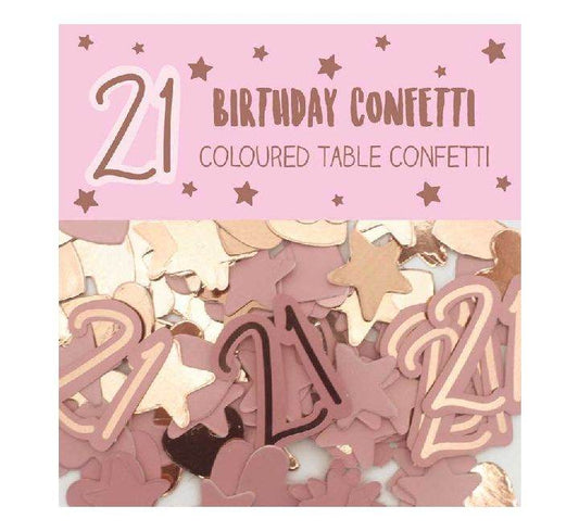 Rose Gold Pink 21st Birthday - Eternity Party Express