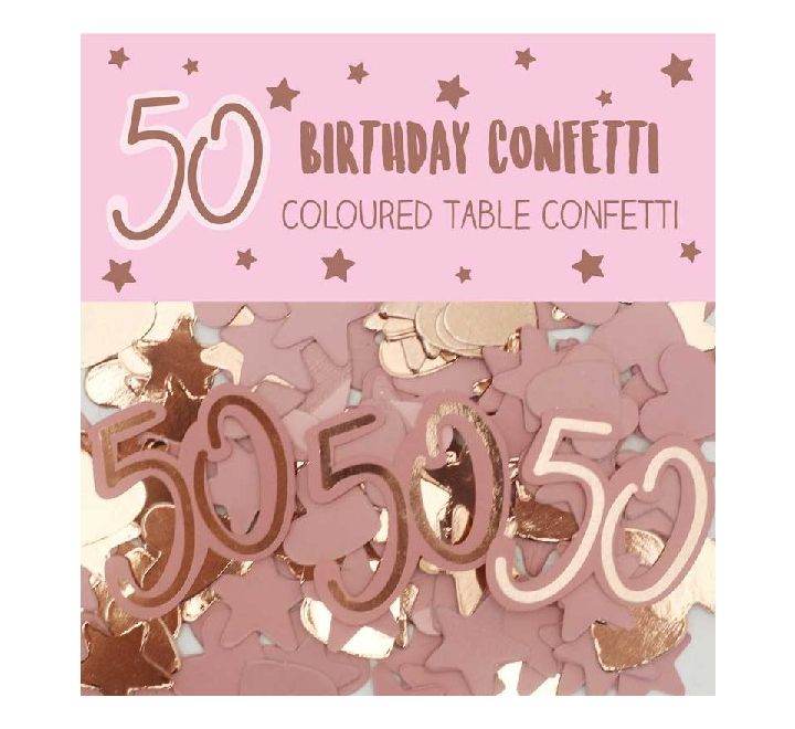 Rose Gold Pink 50th Birthday - Eternity Party Express