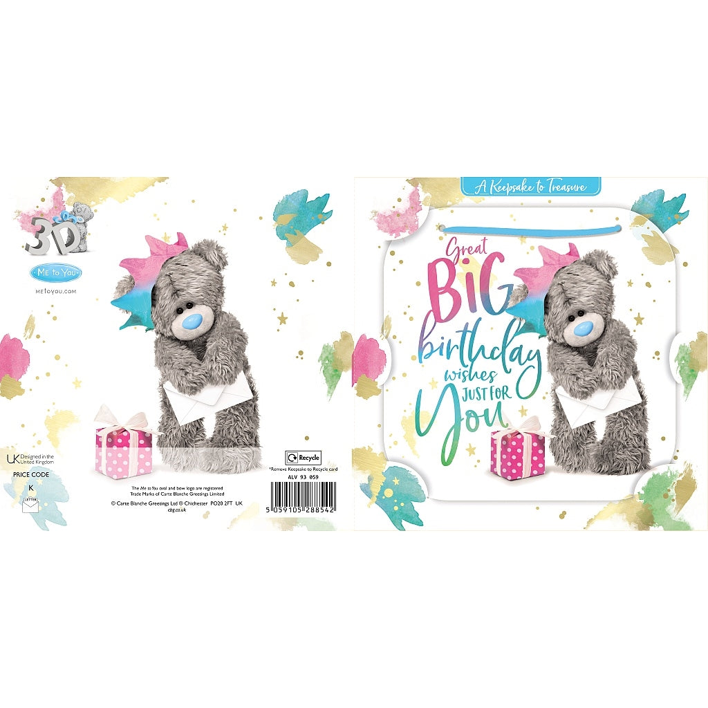 Great Big Birthday Wishes Just For You Greeting Card