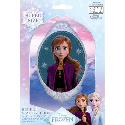 Anna Shaped Foil Balloon - Eternity Party Express