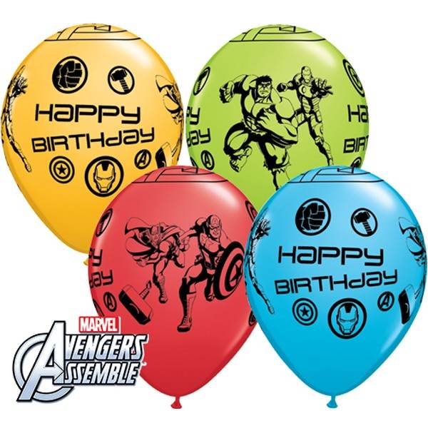 Avengers Latex Balloons 25 Pack - Eternity Party Express