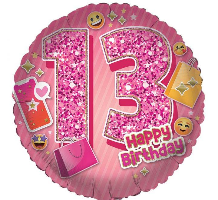 Age 13 Foil Balloon - Eternity Party Express