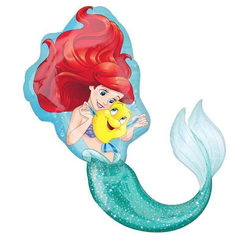 Ariel the Little Mermaid Shape Balloons - Eternity Party Express