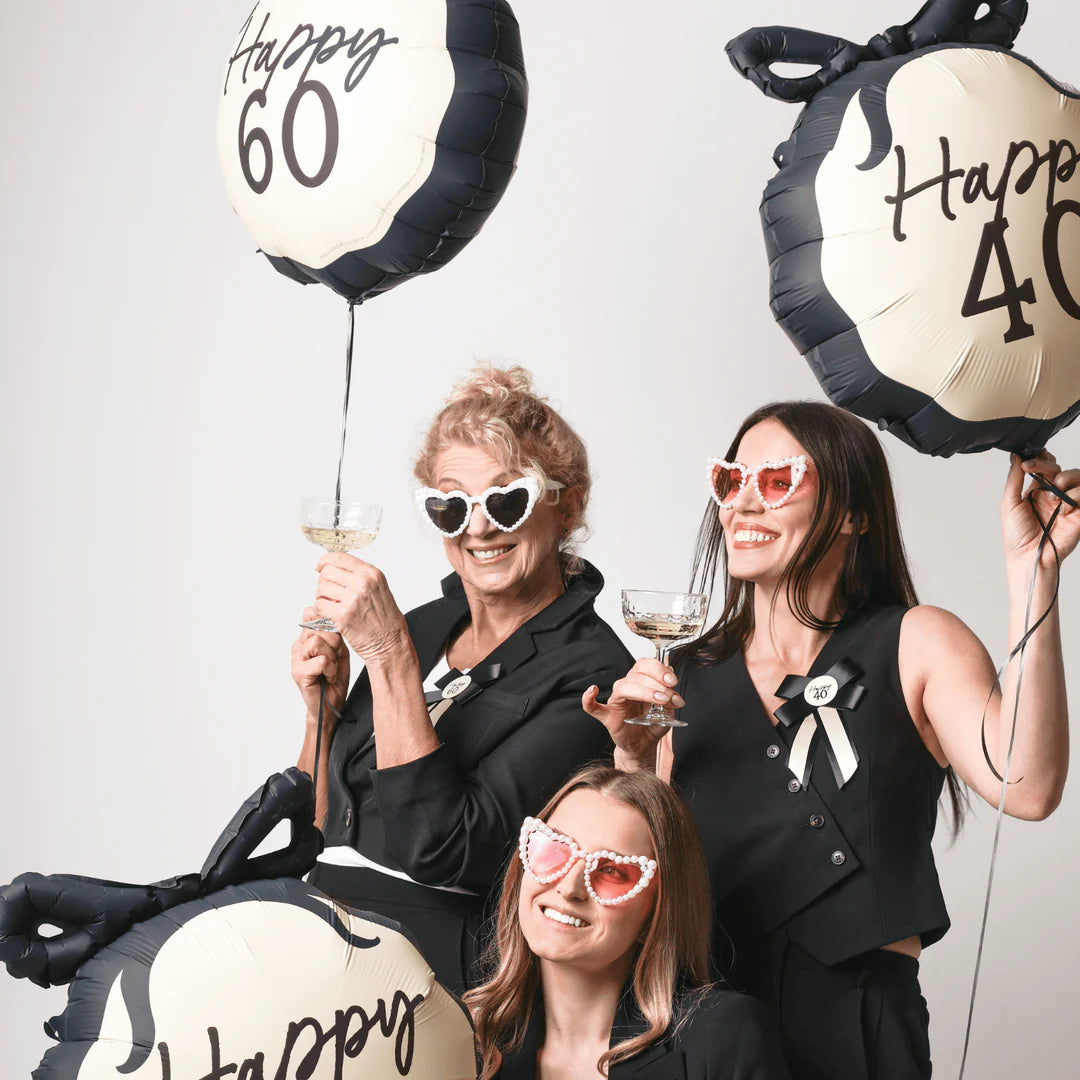 Black Bow Foil Balloon