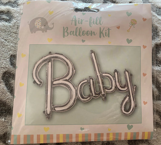 Baby Silver Script Phrase Kit