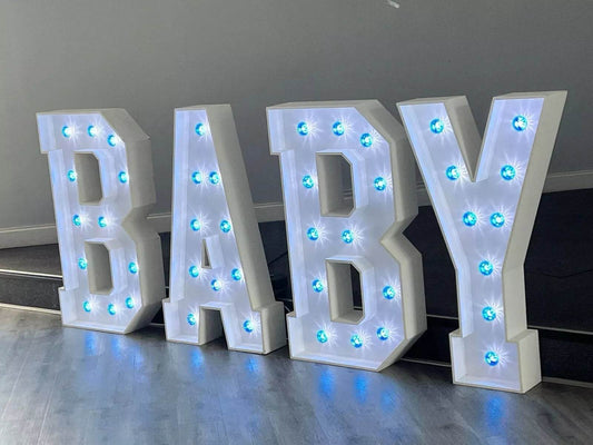 Led 4ft BABY Letters - Eternity Party Express