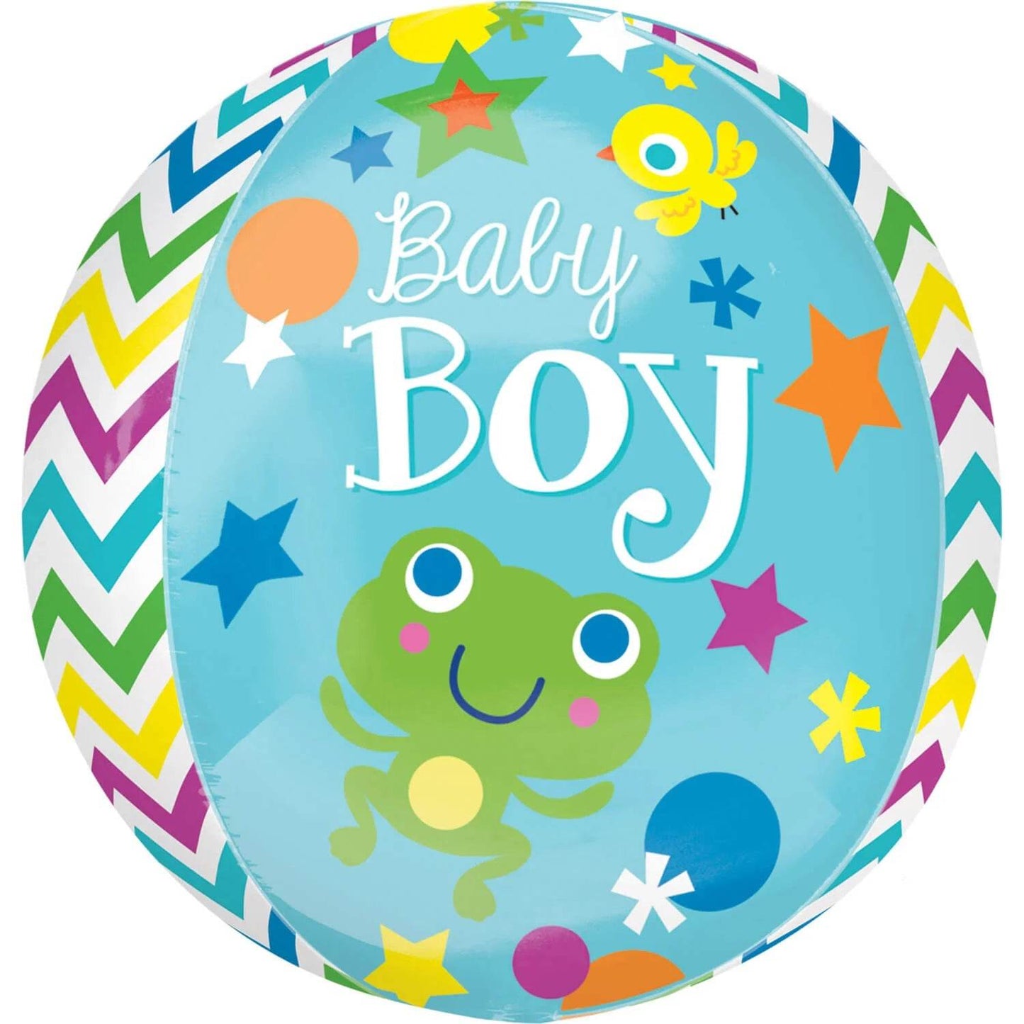 Baby Boy Orbz Balloon - Eternity Party Express