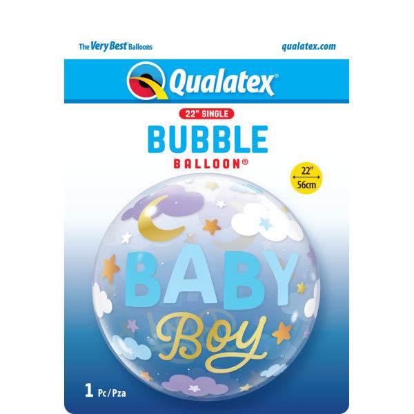 Baby Boy Sweet Dreams Bubble Balloon - Eternity Party Express
