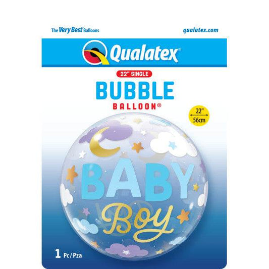 Baby Boy Sweet Dreams Bubble Balloon - Eternity Party Express