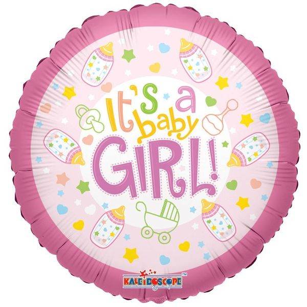 Baby Girl Foil Balloon - Eternity Party Express