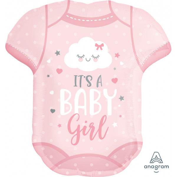 Baby Girl Onesie Foil Balloon - Eternity Party Express