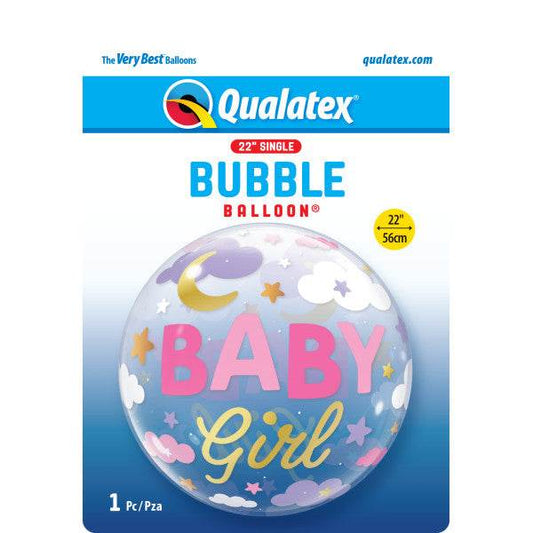 Baby Girl Sweet Dreams Bubble Balloon - Eternity Party Express