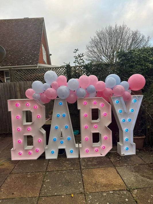 Led 4ft BABY Letters - Eternity Party Express