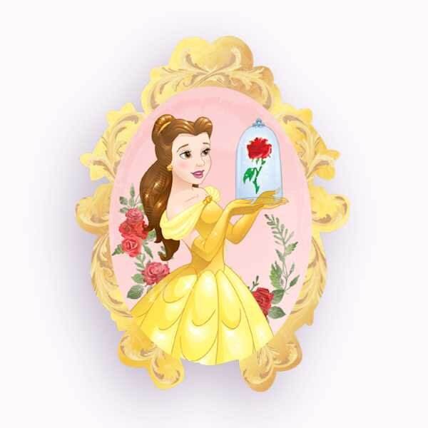 Belle Mirror Shaped Foil Balloon - Eternity Party Express