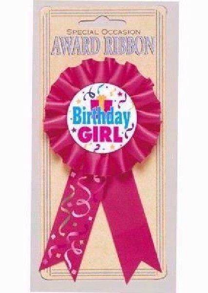 Birthday Girl Award Ribbon Badge - Eternity Party Express