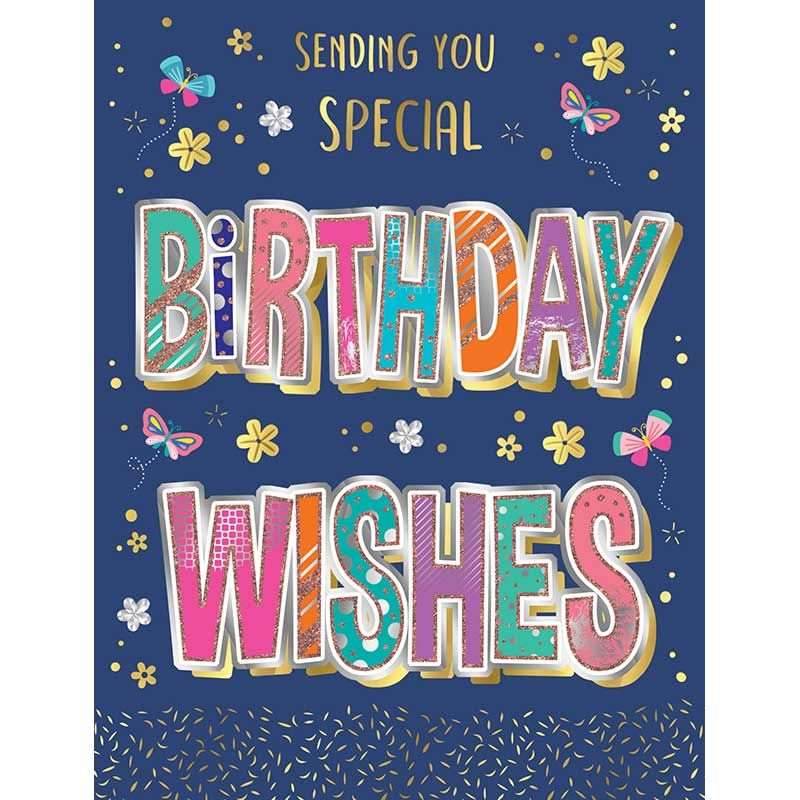 Birthday Wishes Greeting Card - Eternity Party Express