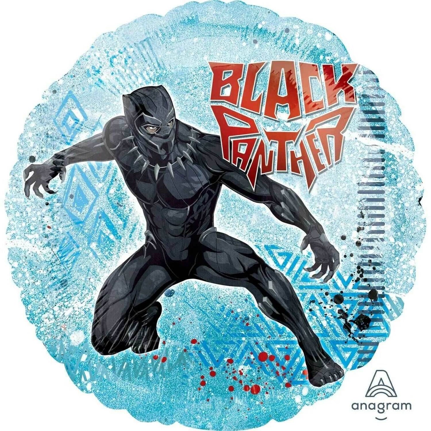 Black Panther Foil Balloon Round 18 Inch - Eternity Party Express