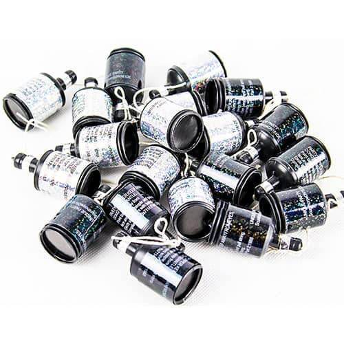 Black And Silver Party Poppers - Eternity Party Express