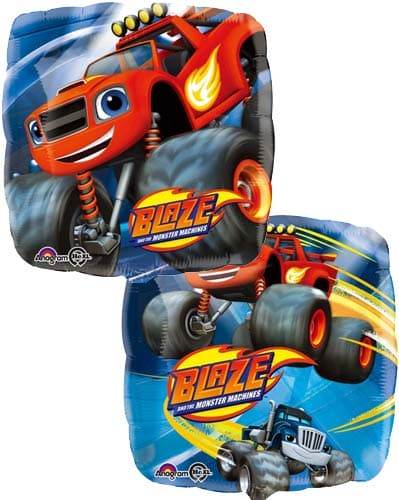 Blaze Monster Machine Round Foil Balloon - Eternity Party Express