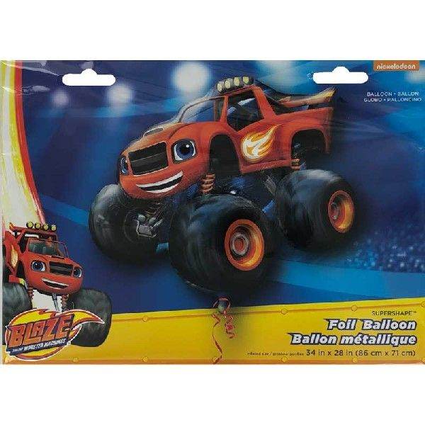 Blaze Monster Machine Shape Foil Balloon - Eternity Party Express