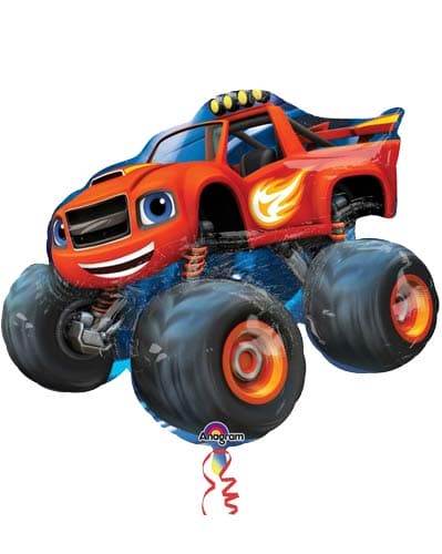 Blaze Monster Machine Shape Foil Balloon - Eternity Party Express