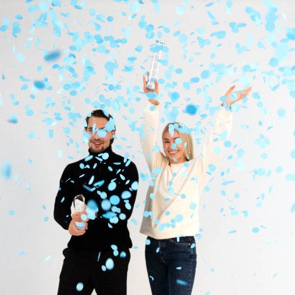 Blue Confetti Cannon - Eternity Party Express